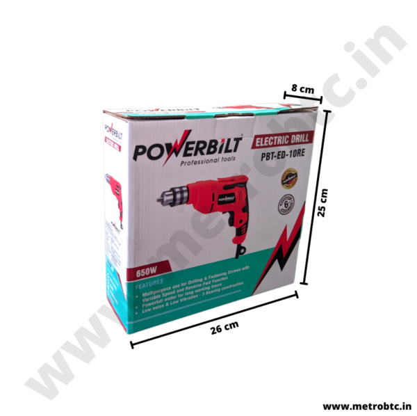 Drill Machine PBT-ED-10RE box dimension