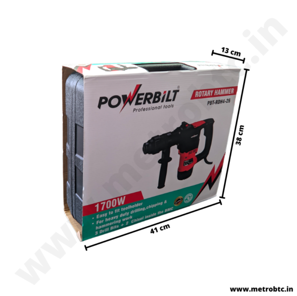 Rotary Hammer PBT-RDH4-26 box dimension