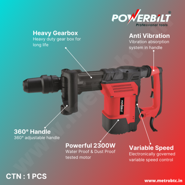 Demolition Hammer PBT-DH12-2300 brochure