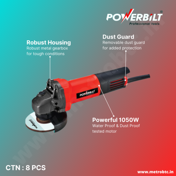 Angle Grinder PBT-AG4-1050 brochure