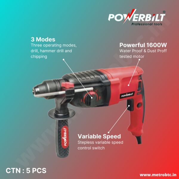 Rotary Hammer PBT-RH-26 brochure