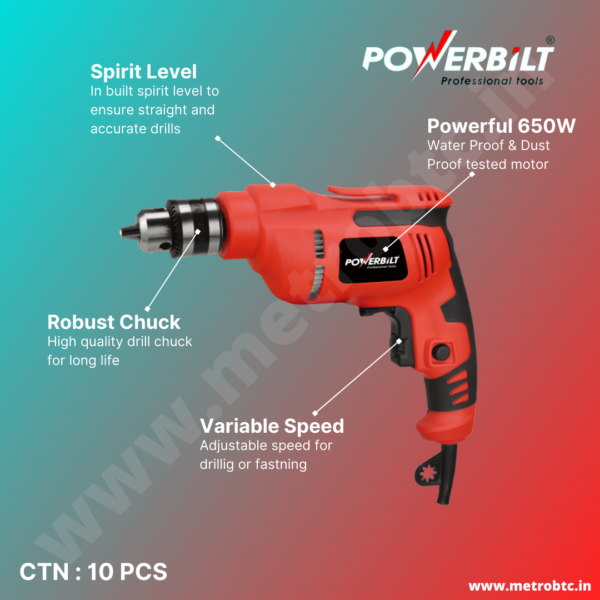 Drill Machine PBT-ED-10RE brochure