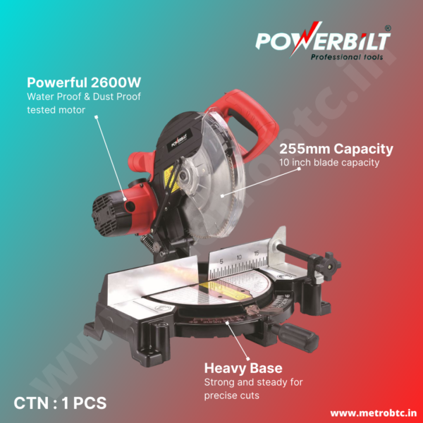 Miter Saw PBT-MS-255H brochure