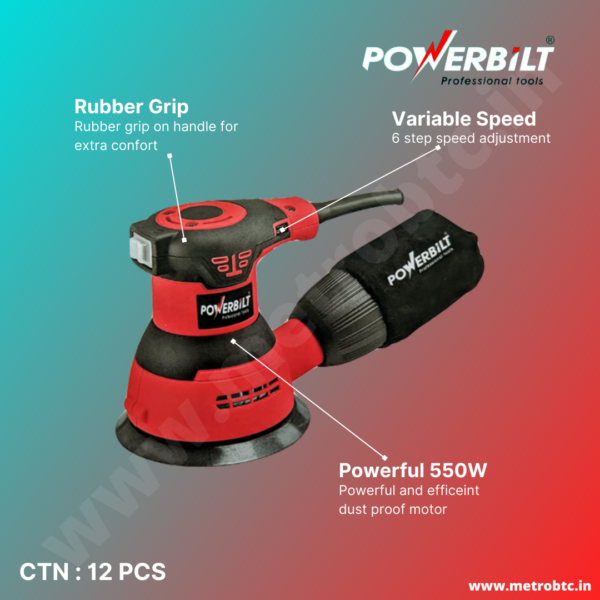 Random Orbit Sander PBT-RSD-125 brochure