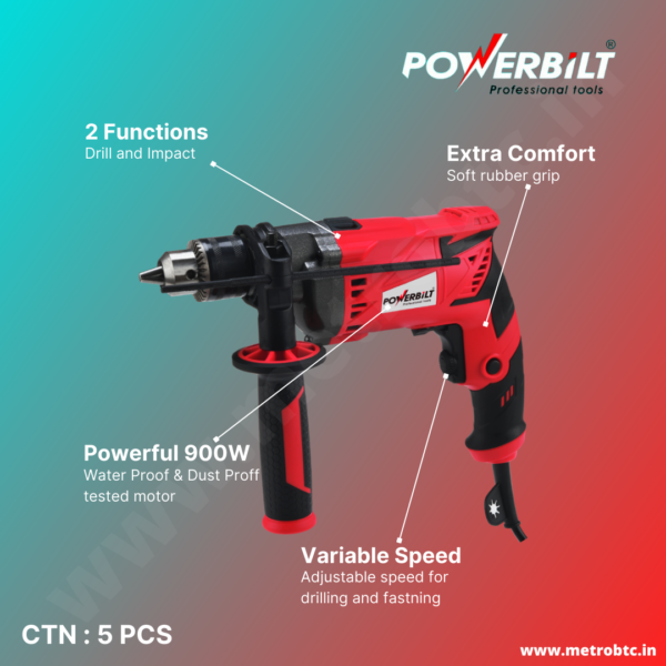 Impact Drill PBT-ID-13M brochure