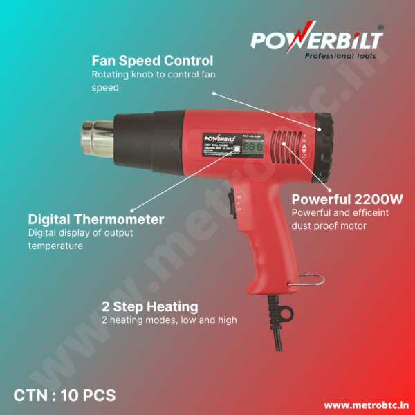 Heat Gun PBT-HG-2200 brochure
