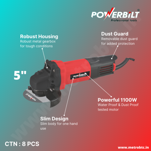 Angle Grinder PBT-AG5-1100 brochure