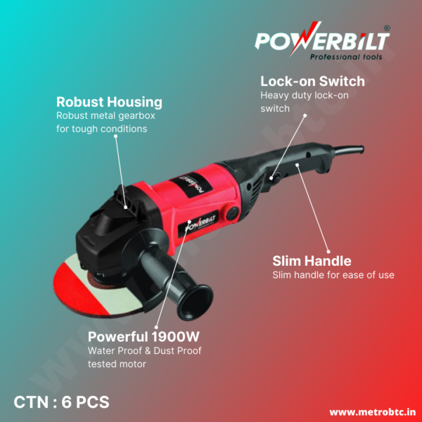 Angle Grinder PBT-AG5L-1900 brochure