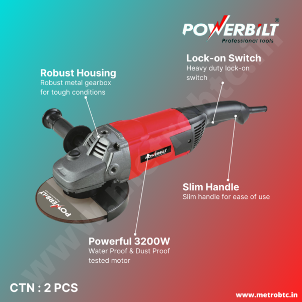 Angle Grinder PBT-AG7-3200 brochure