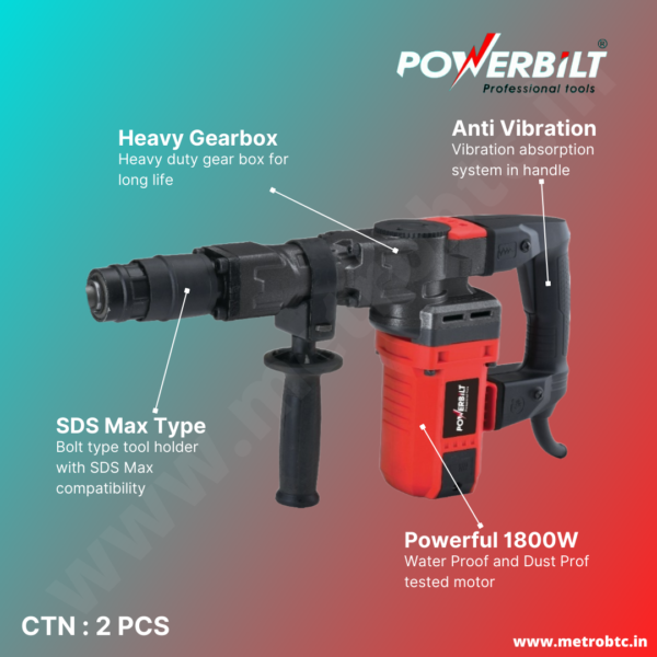 Demolition Hammer PBT-DH8-1800S brochure