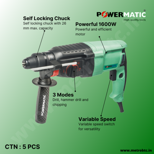 Rotary Hammer PTC-RH-26 brochure