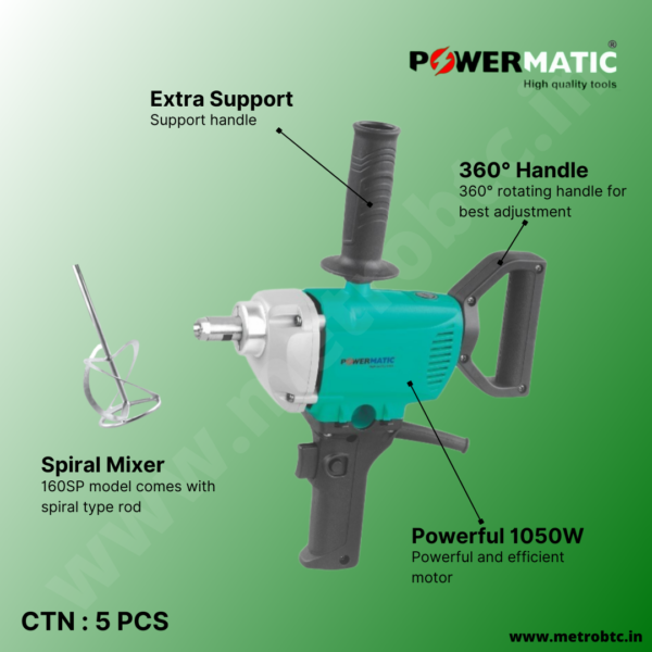 Paint Mixer PTC-EM-160SP brochure