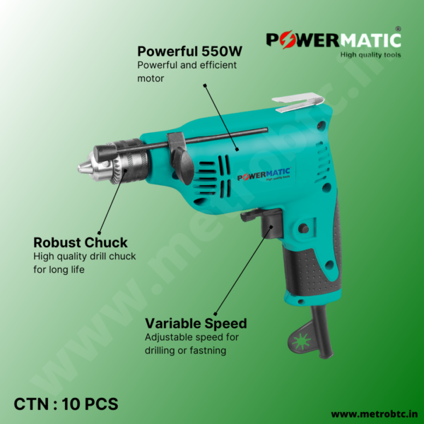 Drill Machine PTC-ED-6RE brochure