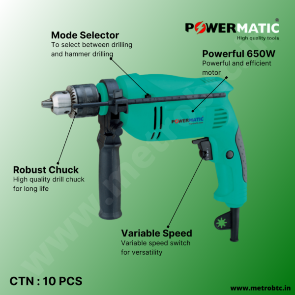 Impact Drill PTC-ID-13RE brochure