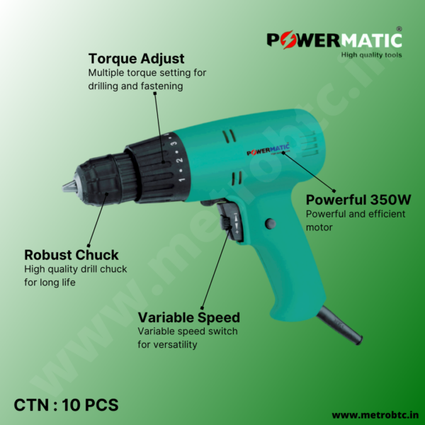 Screwdriver Drill PTC-SD10-ECO brochure