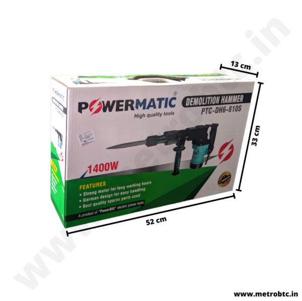 Demolition Hammer PTC-DH6-810S box