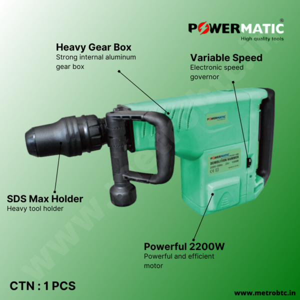 Demolition Hammer PTC-DH11-2200 brochure