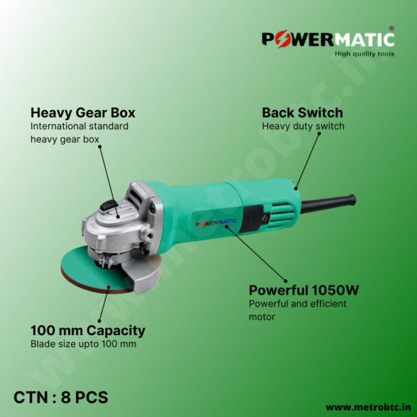 Angle Grinder PTC-AG-1050 brochure