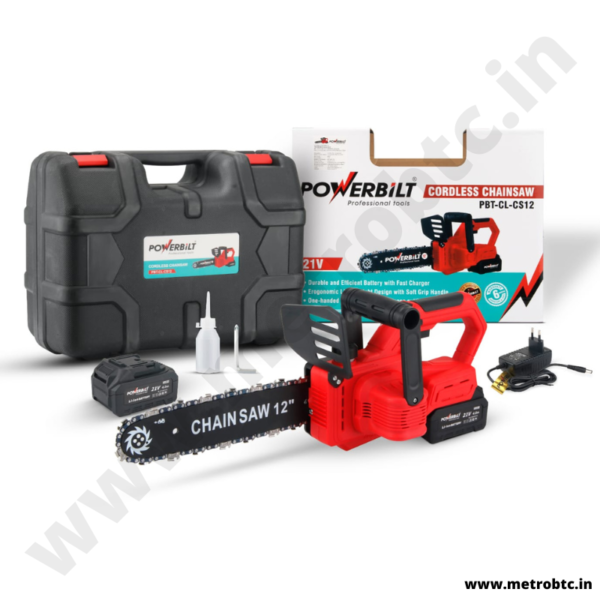 21 V Chain Saw PBT-CL-CS12 open