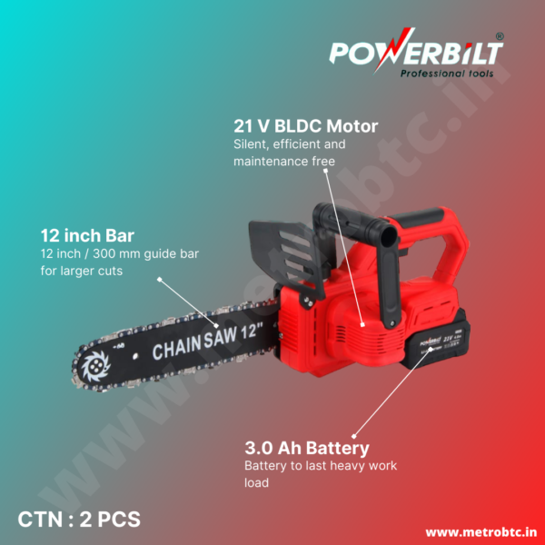 21 V Chain Saw PBT-CL-CS12 brochure