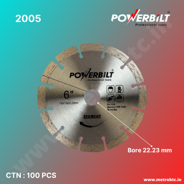 Diamond Blade 6" Segment Silver 2005 brochure