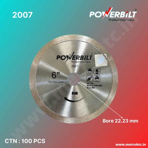 Diamond Blade 6" Segment Silver 2007 brochure