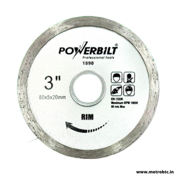 Diamond Blade 3" Rim Molding 1890