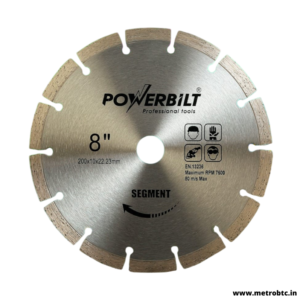 Diamond Blade 8" Segment Silver 2030