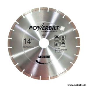 Diamond Blade 14" Segment Silver 2057