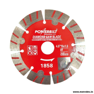 Diamond Blade 4.5" Segment Red 1858