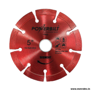 Diamond Blade 5" Segment Red 1982