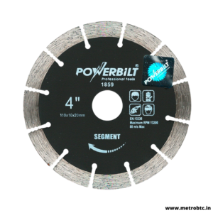 Diamond Blade 4" Segment Black 1859