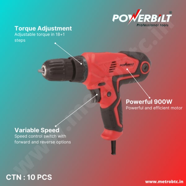 Screwdriver Drill PBT-SD10-900 brochure