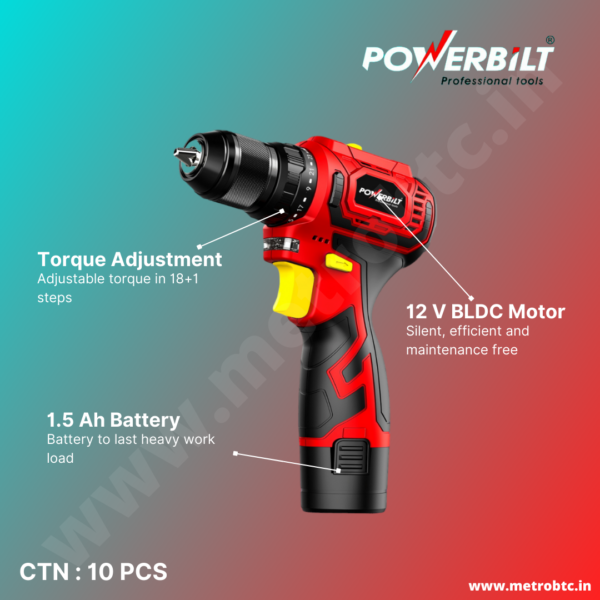 12 V Screwdriver PBT-CL-BL12 brochure