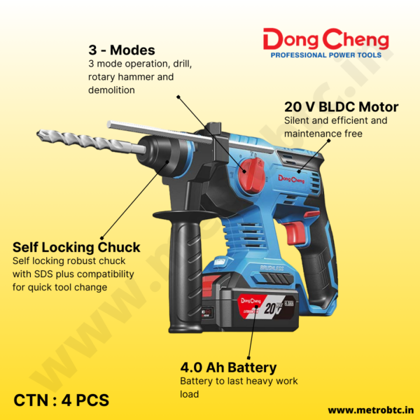 20 V Rotary Hammer DCZC22 brochure