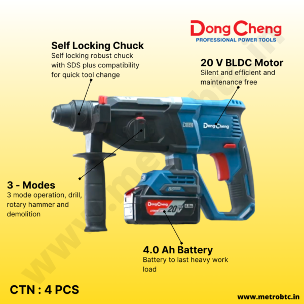 20 V Rotary Hammer DCZC02-26 brochure